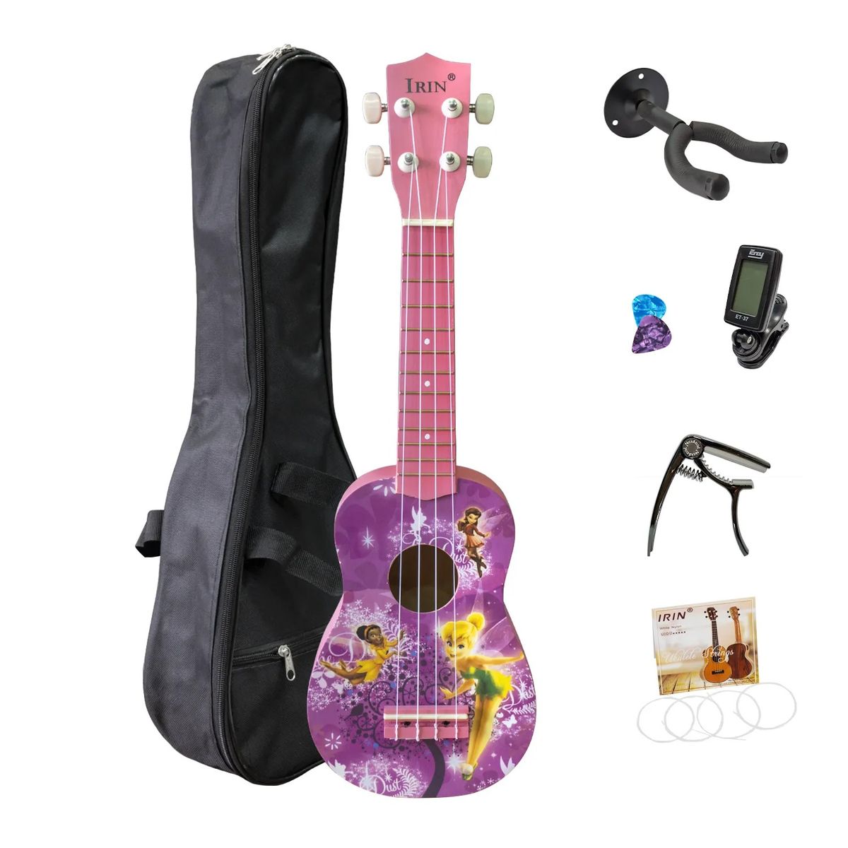 GENERICO - Pack Ukelele Hada Irin Rosa Uk02d
