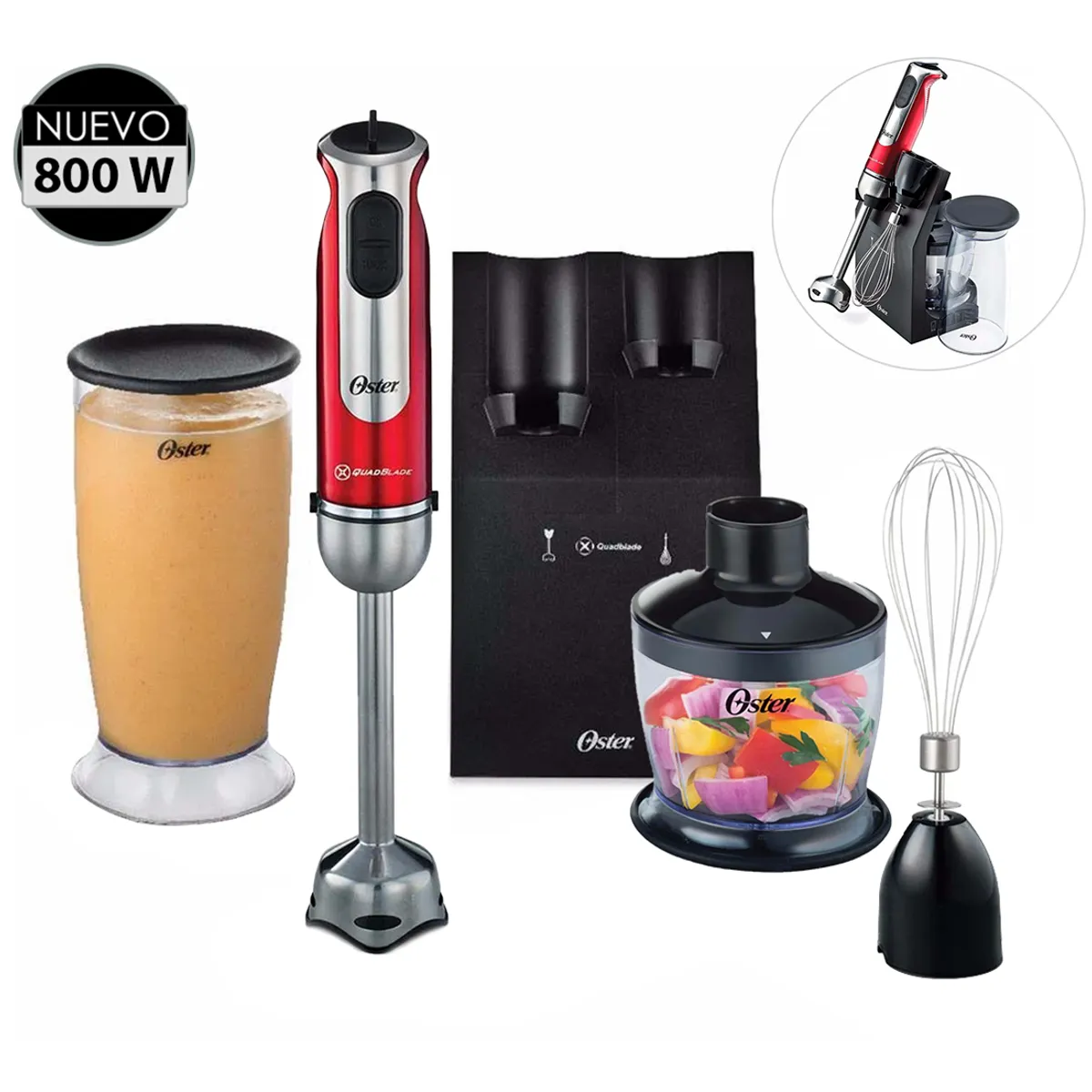 OSTER - Batidora de inmersión FPSTHB2801 800W