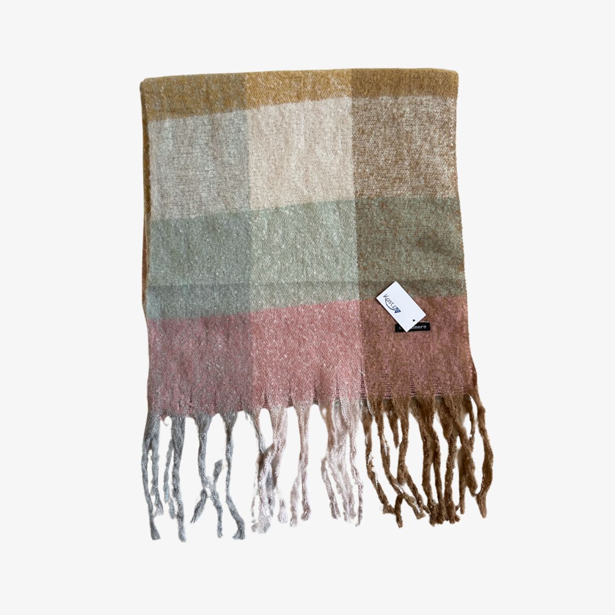 KAST PE - Maxi Bufanda Queen Chalina a cuadros multicolor  Majesty