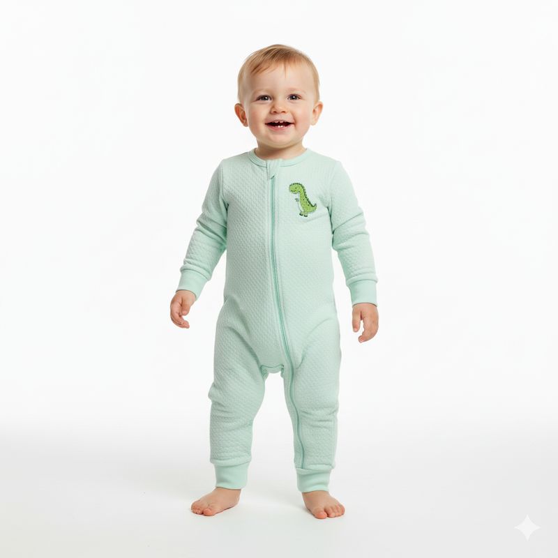 GENERICO - Enterizo Bebé Crece Jackar Agua de Algodón Pima