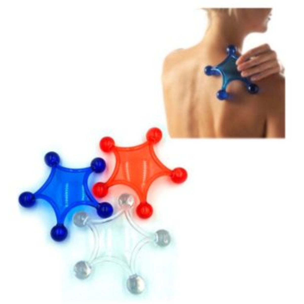 GENERICO - Masajeador Corporal en Forma de Estrella Descontracturante