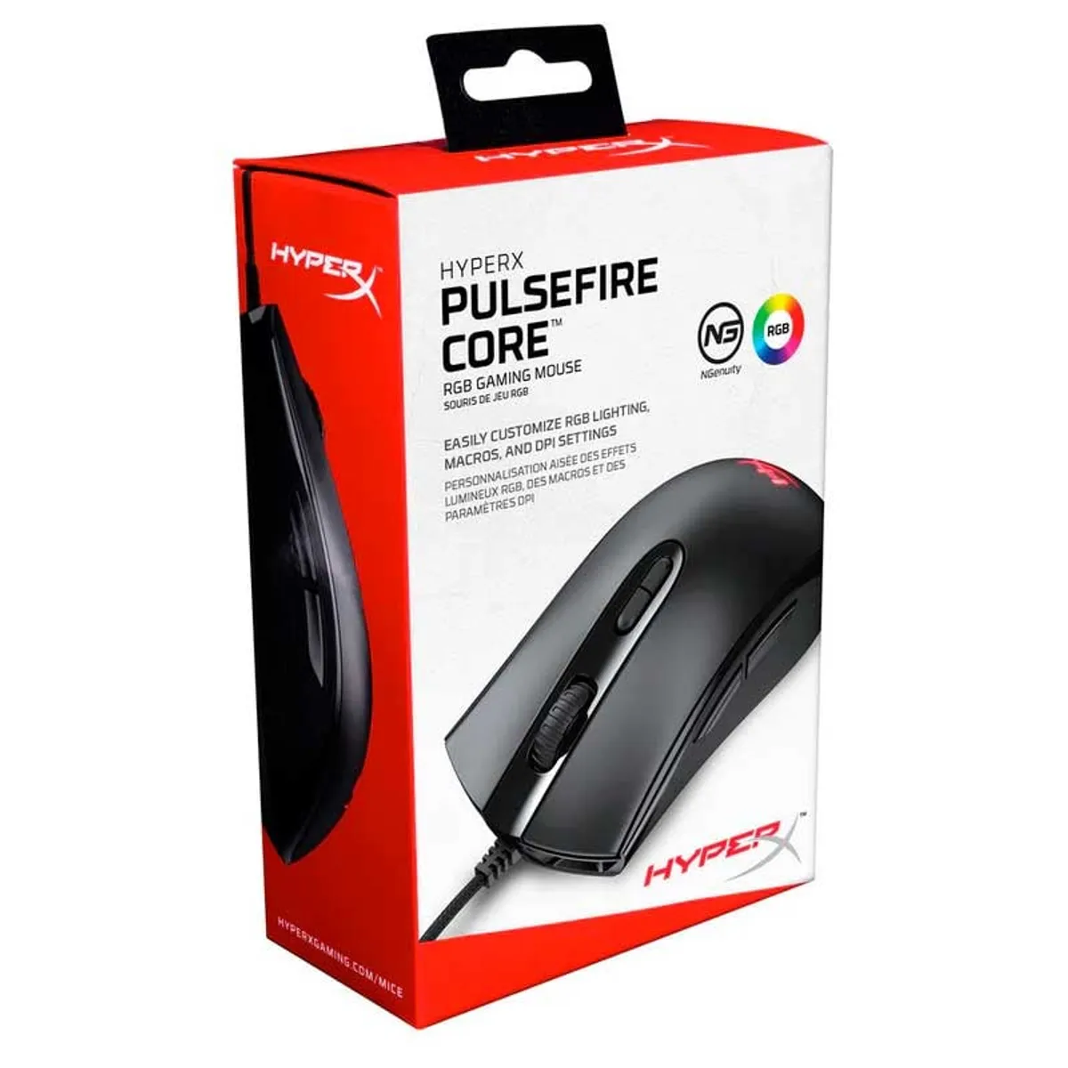 HYPERX - Mouse HYPERX Pulsefire Core 6,200 DPI RGB