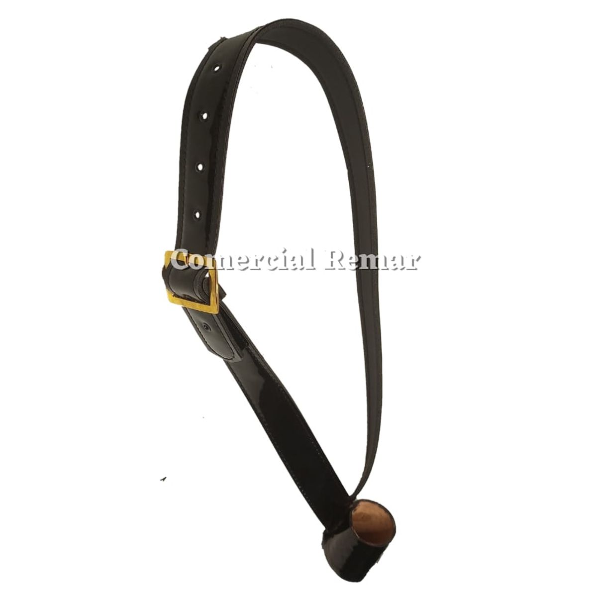 GENERICO - Correaje Charol Porta Asta para Escolta Bandera Desfile Niños y Adulto