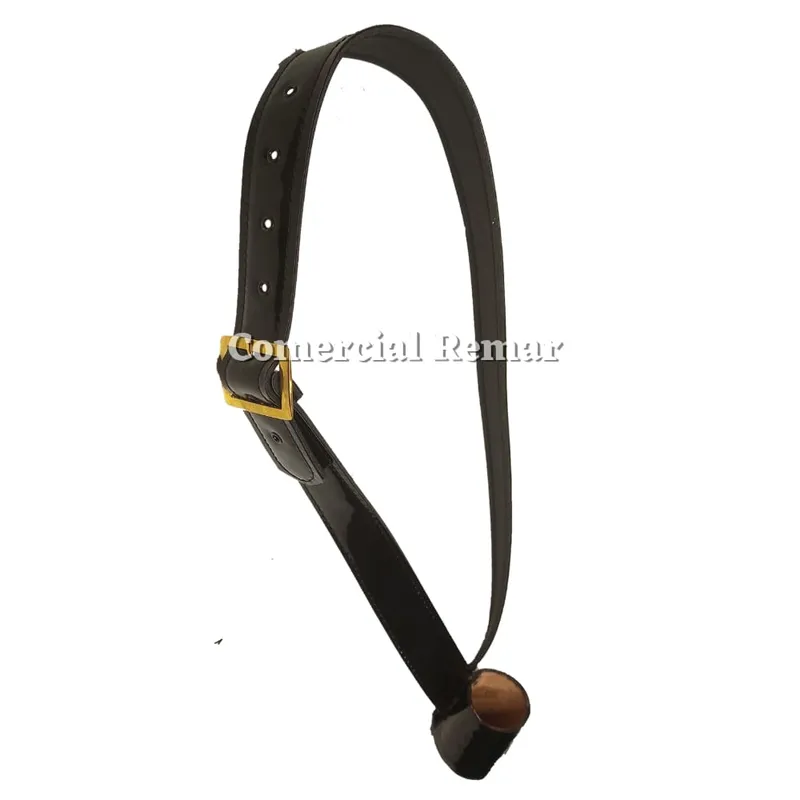 GENERICO - Correaje Charol Porta Asta para Escolta Bandera Desfile Niños y Adulto