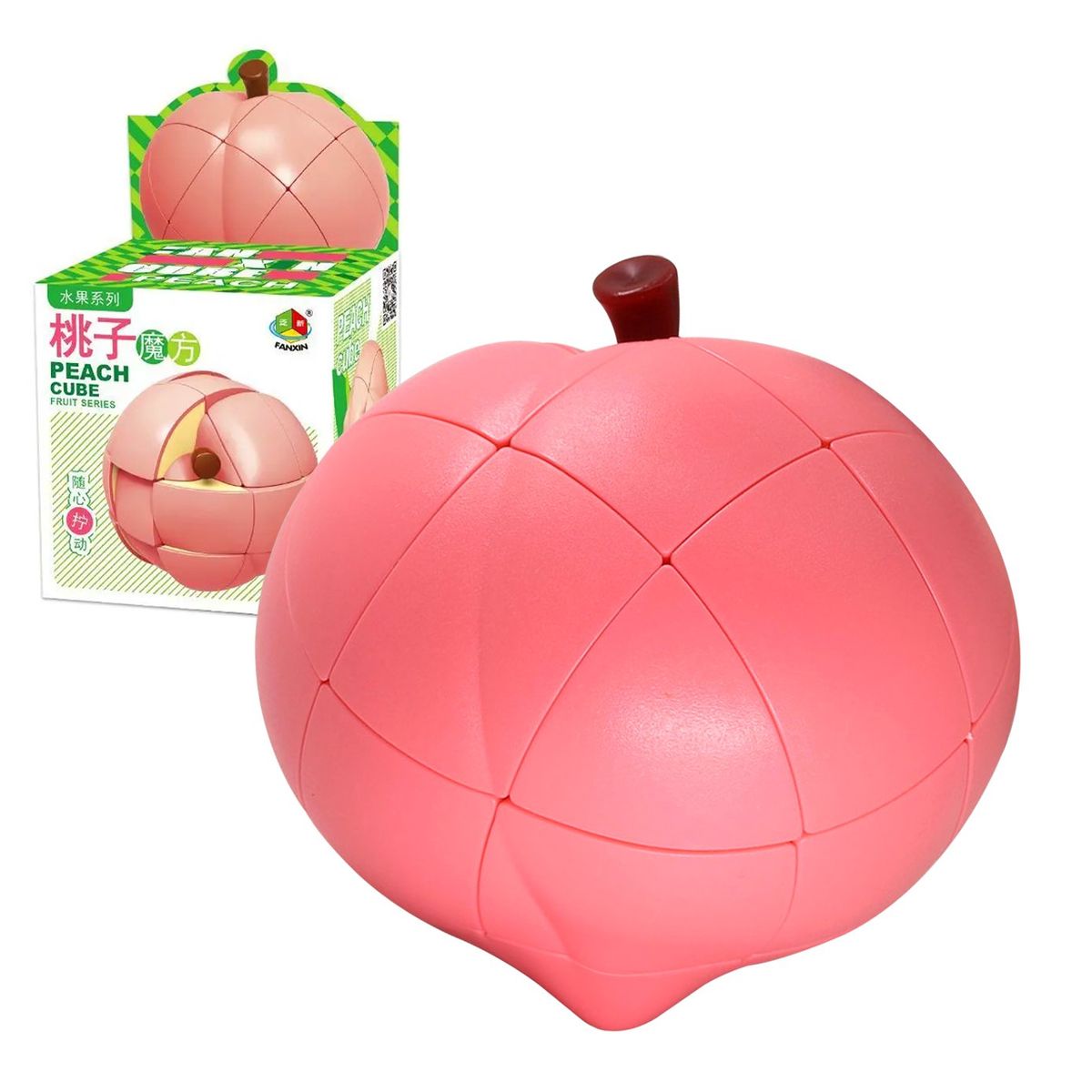 FANXIN - Geekcuber Fruta 3x3 Fanxin Melocotón