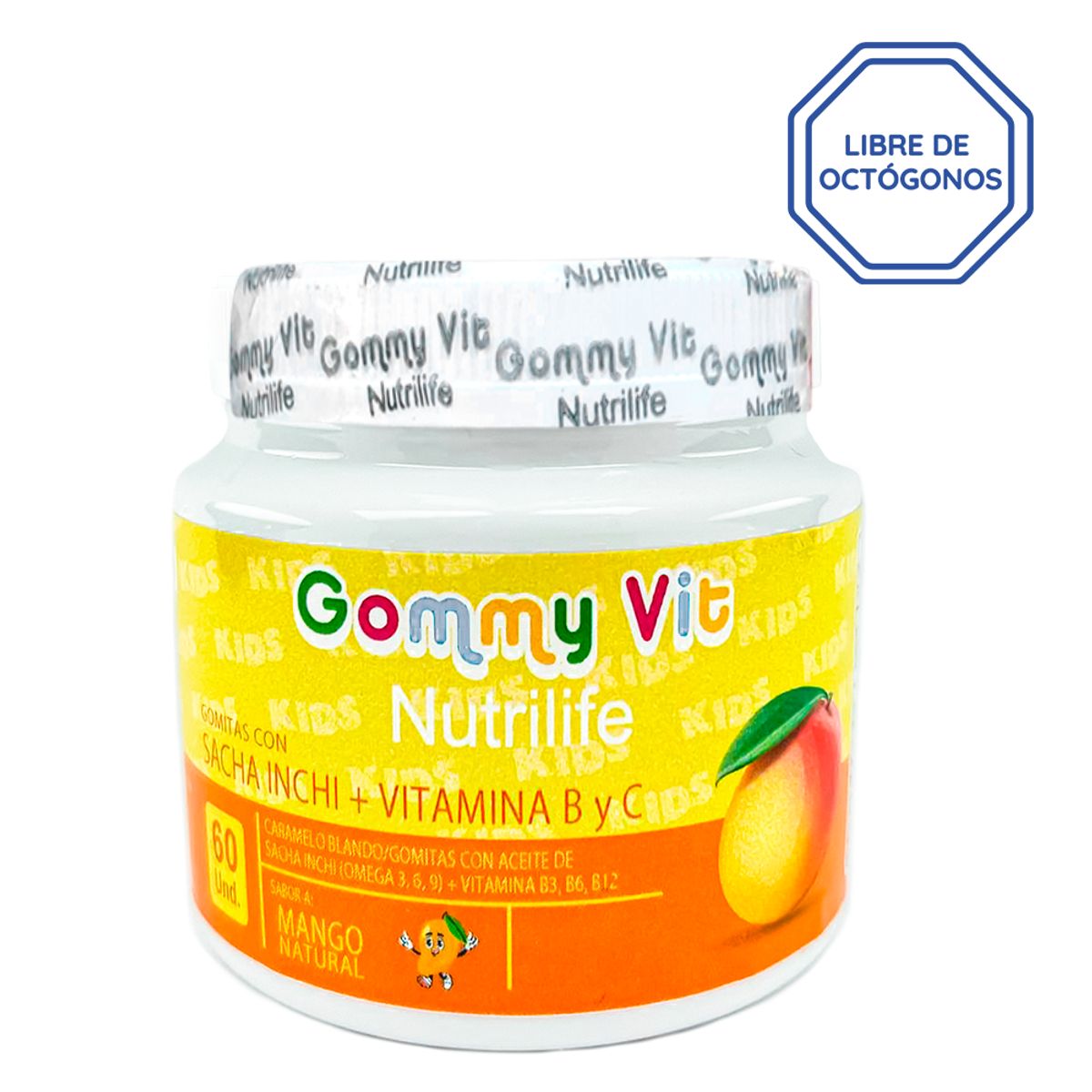 GENERICO - Gomitas con Sacha Inchi mas Vitamina B3,6 Y 12