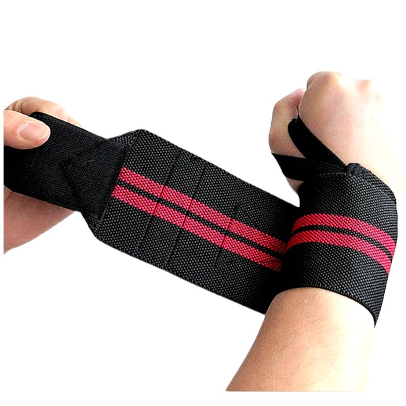 GENERICO - Muñequera de Potencia  Overline Color Negro con Rojo