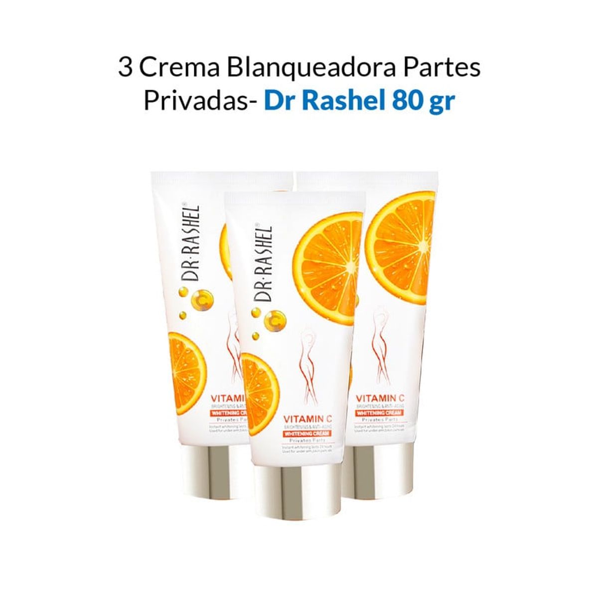 GENERICO - Crema Blanqueadora Partes Privadas Dr Rashel 80Gr 3 Unidades