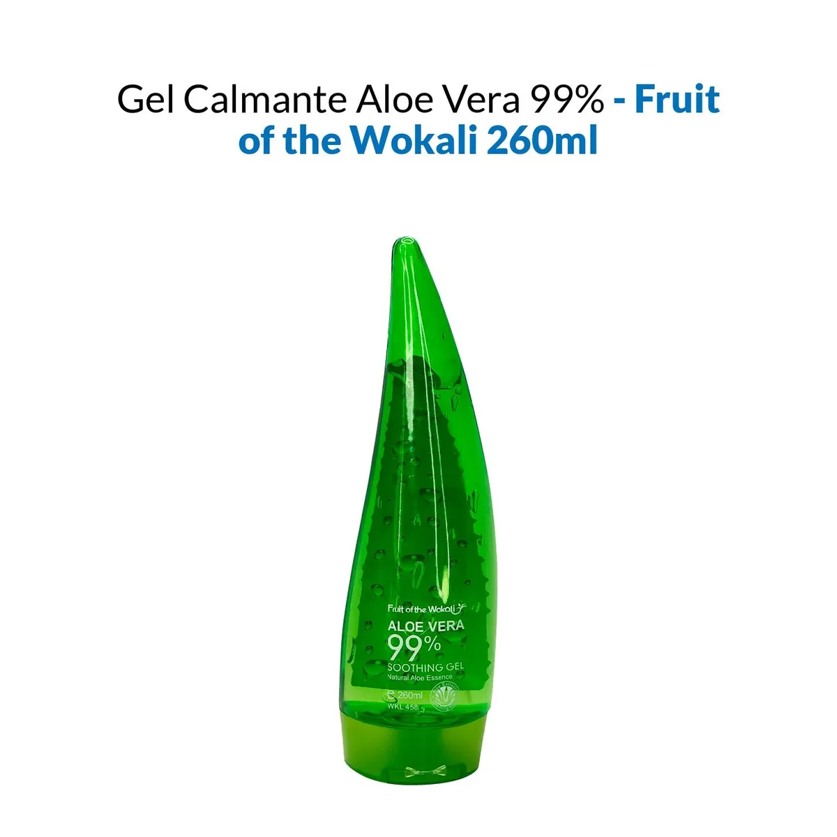 WOKALI - Aloe Vera 99% Gel Calmante Fruit of the Wokali  260ml
