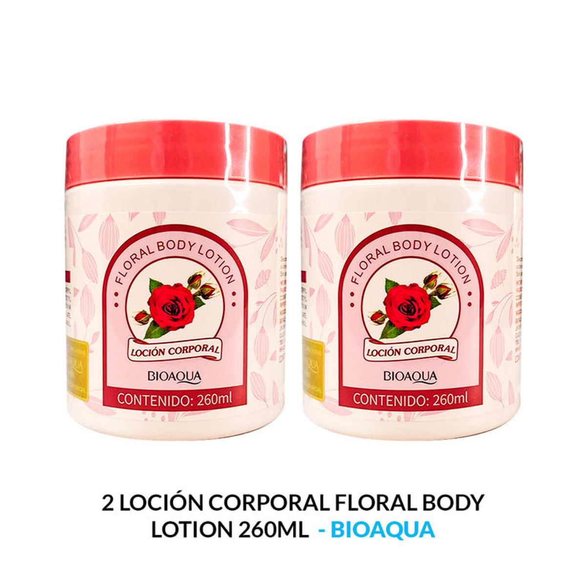 BIOAQUA - Locion Corporal Floral Body Lotion Bioaqua 260ml 2 Unidades