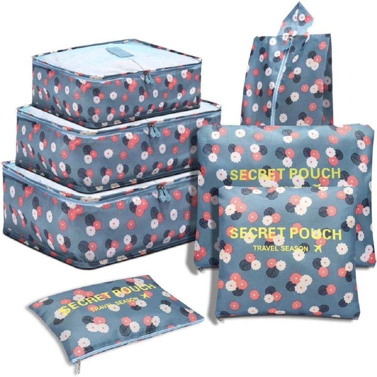 GENERICO - 7 Bolsas Organizadoras Maleta Equipaje Impermeables,