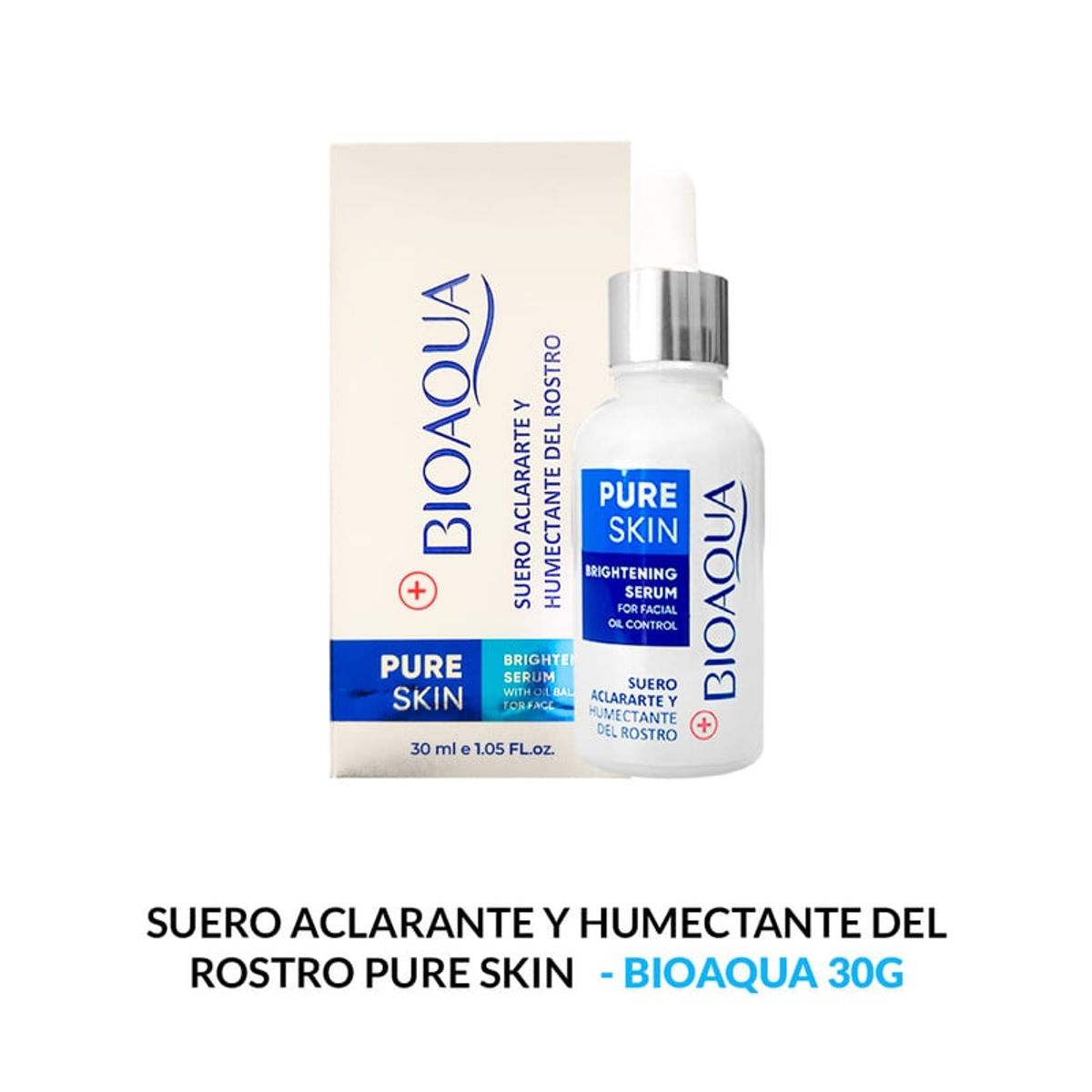 BIOAQUA - Suero Aclarante y Humectante Del Rostro Bioaqua 30Gr