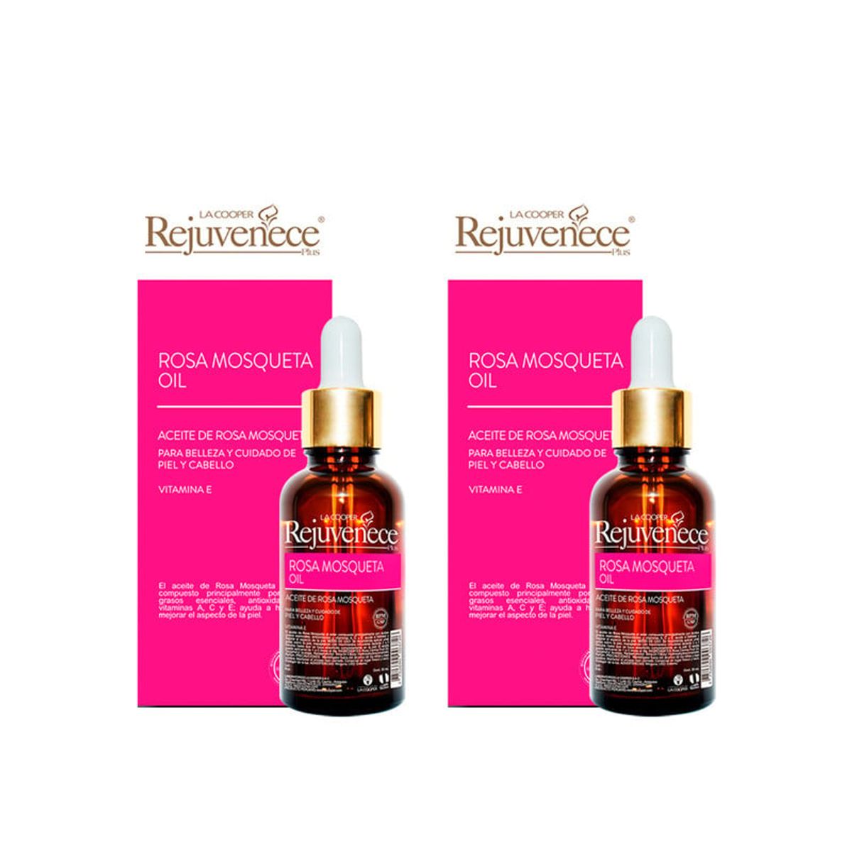 GENERICO - Aceite De Rosa Mosqueta Rejuvenece Plus 30ml 2 Unidades