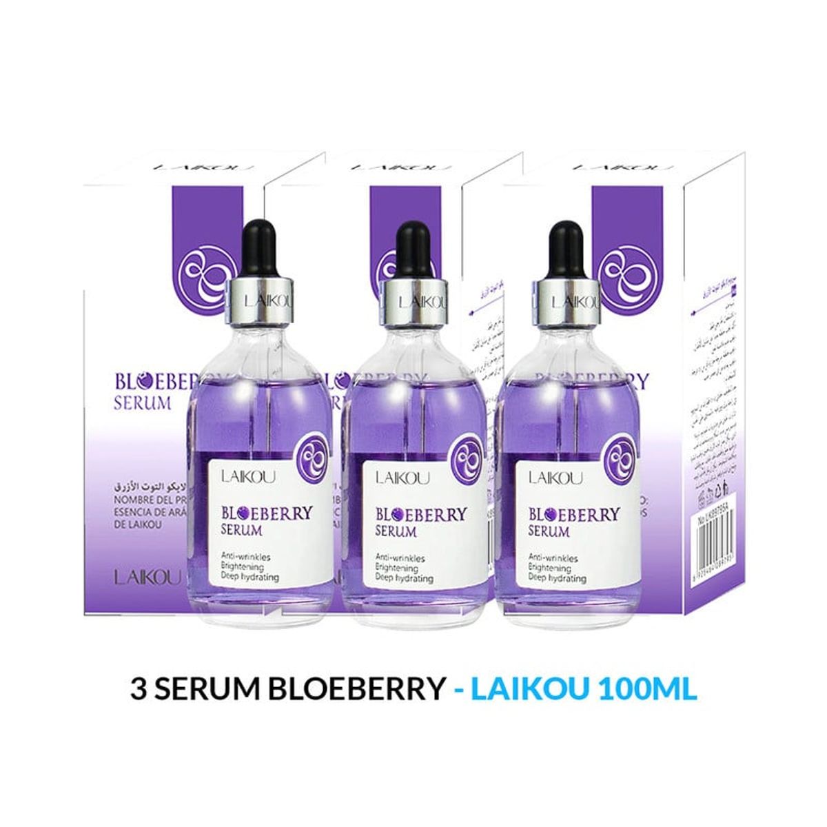 GENERICO - Serum Blueberry Laikou 100ml 3 Unidades