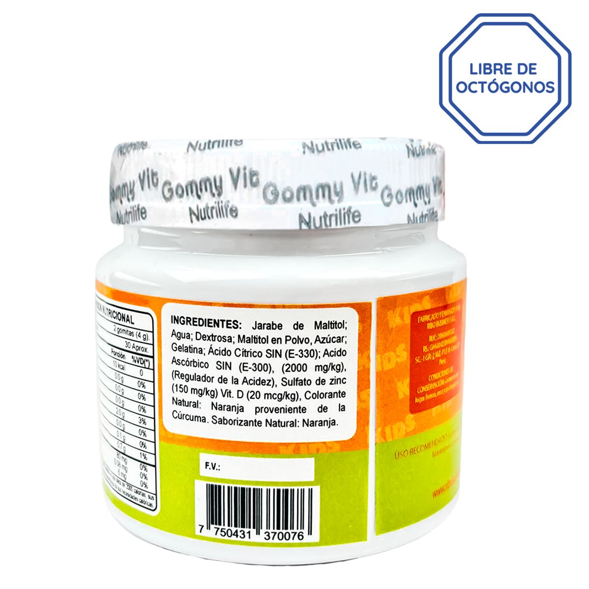 GENERICO - GOMITAS COM ZINC MAS VITAMINA C Y D