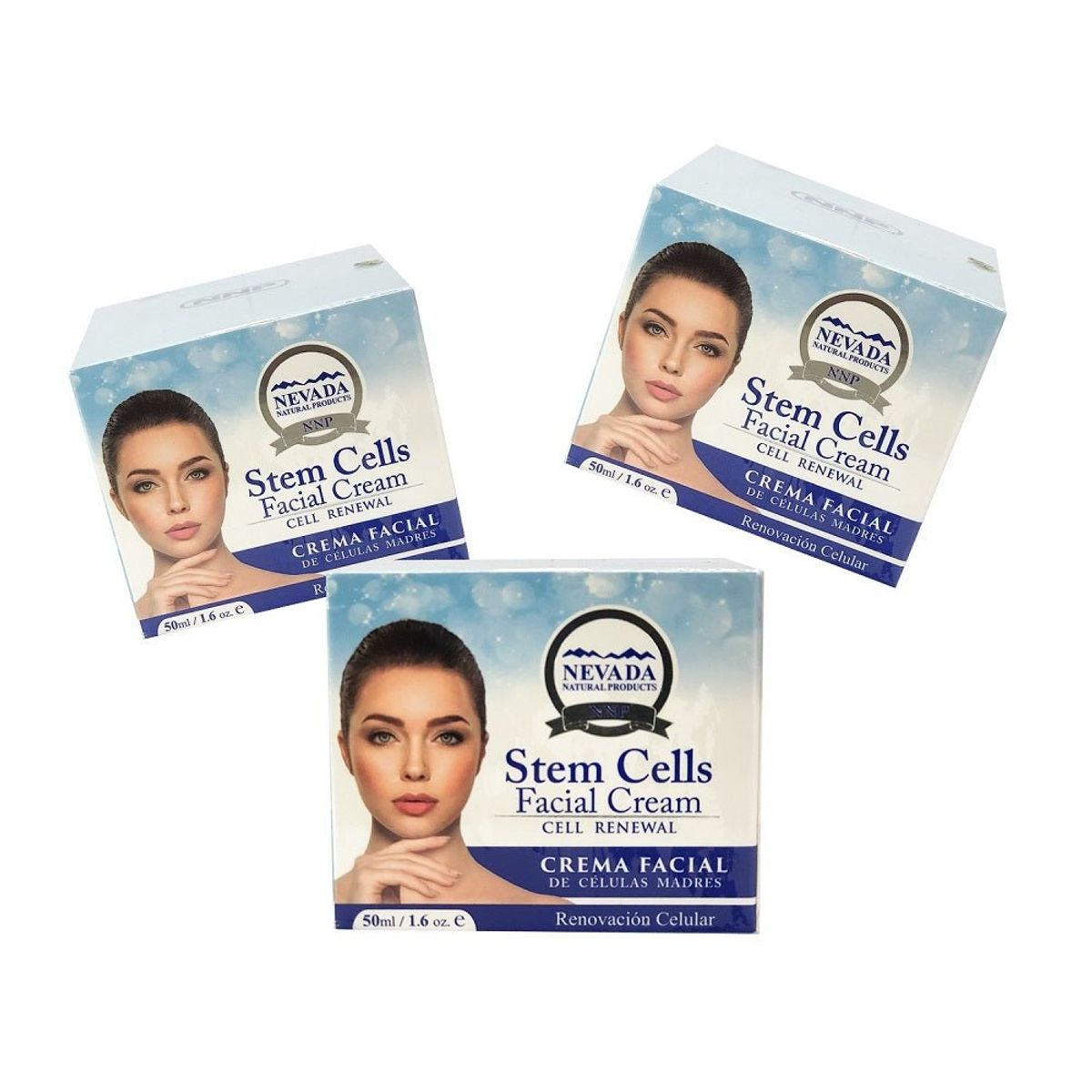 NEVADA NATURAL PRODUCTS - Crema Facial De Celulas Madres Dr Rashel 50ml 3 Unidades