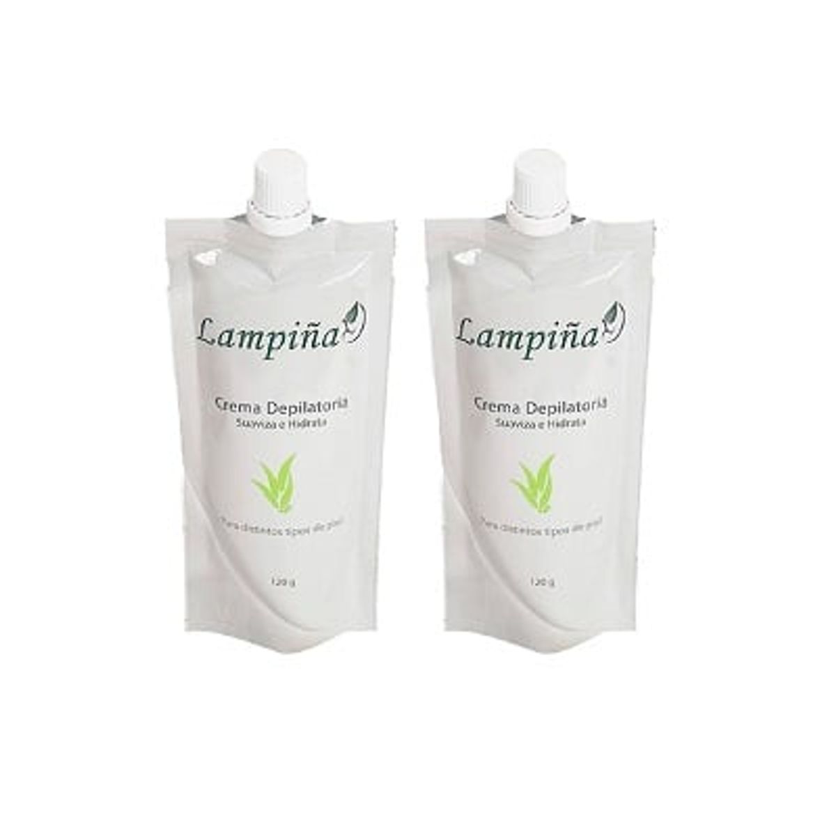 GENERICO - Crema Depiladora Corporal Lampiña 2 Unidades 120Gr