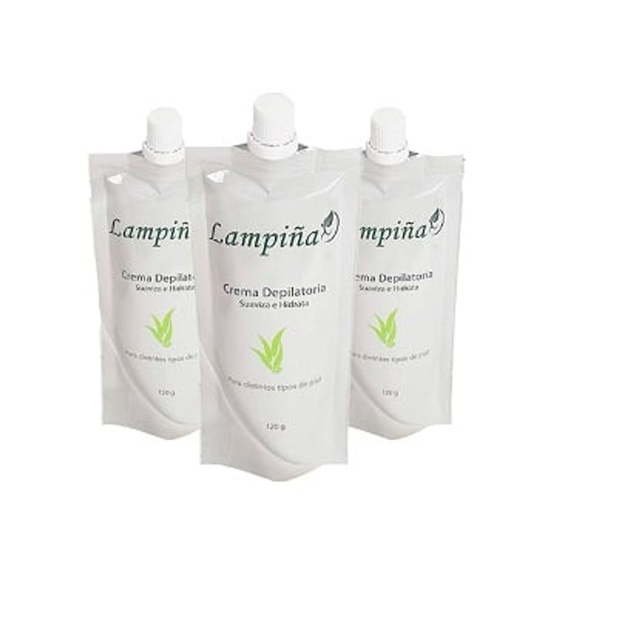 GENERICO - Crema Depiladora Corporal Lampiña 3 Unidades 120Gr