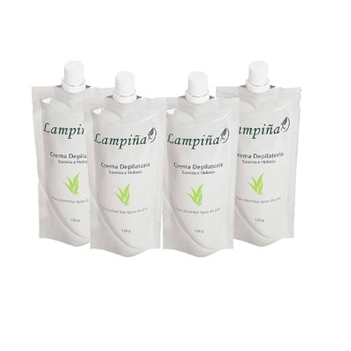 GENERICO - Crema Depiladora Corporal Lampiña 4 Unidades 120Gr