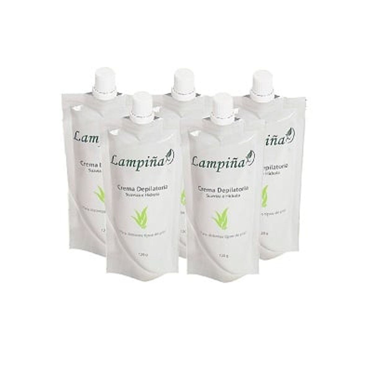 GENERICO - Crema Depiladora Corporal Lampiña 5 Unidades 120Gr