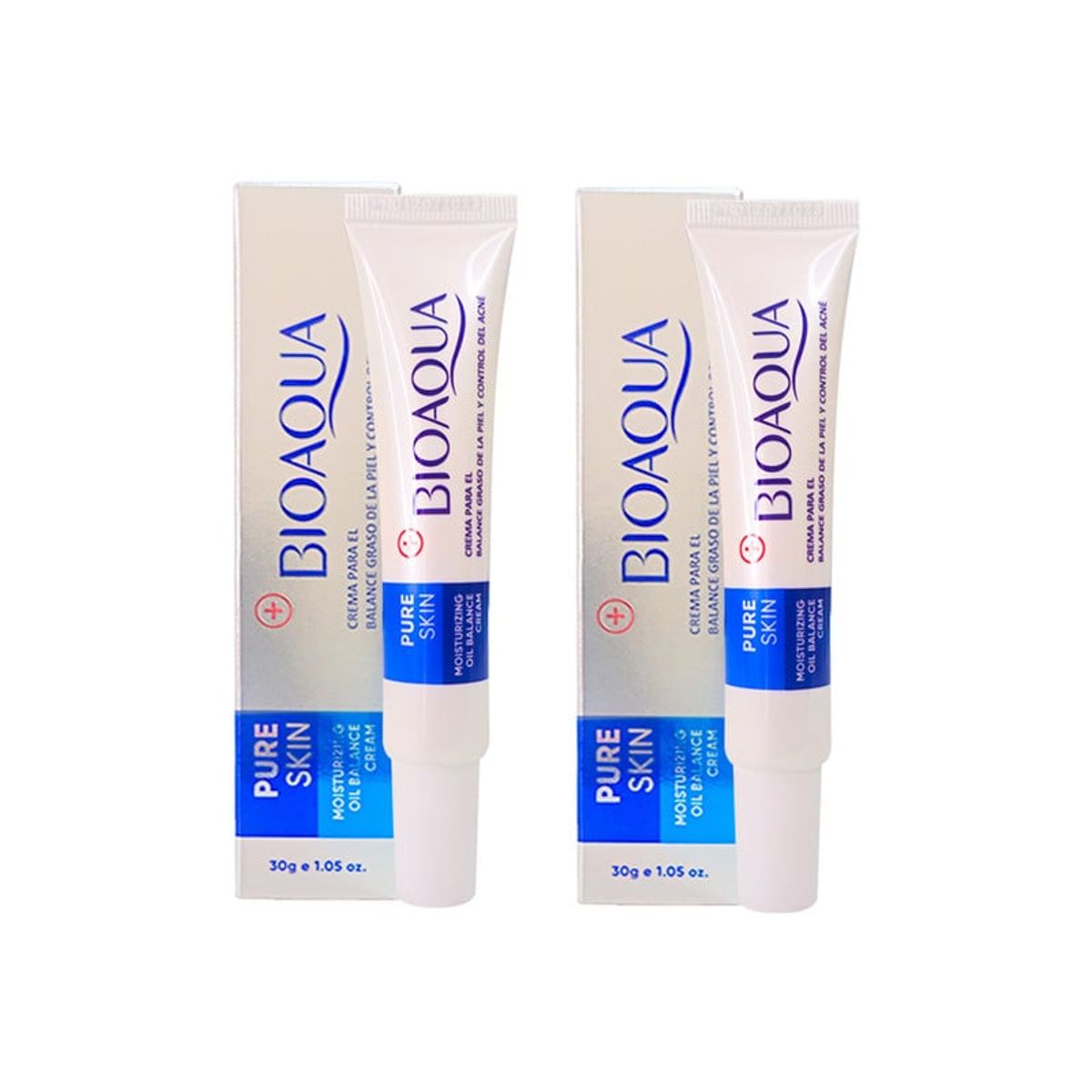 BIOAQUA - Crema Para El Balance De La Piel y Control Del Acné Bioaqua 30Gr 2 Uni