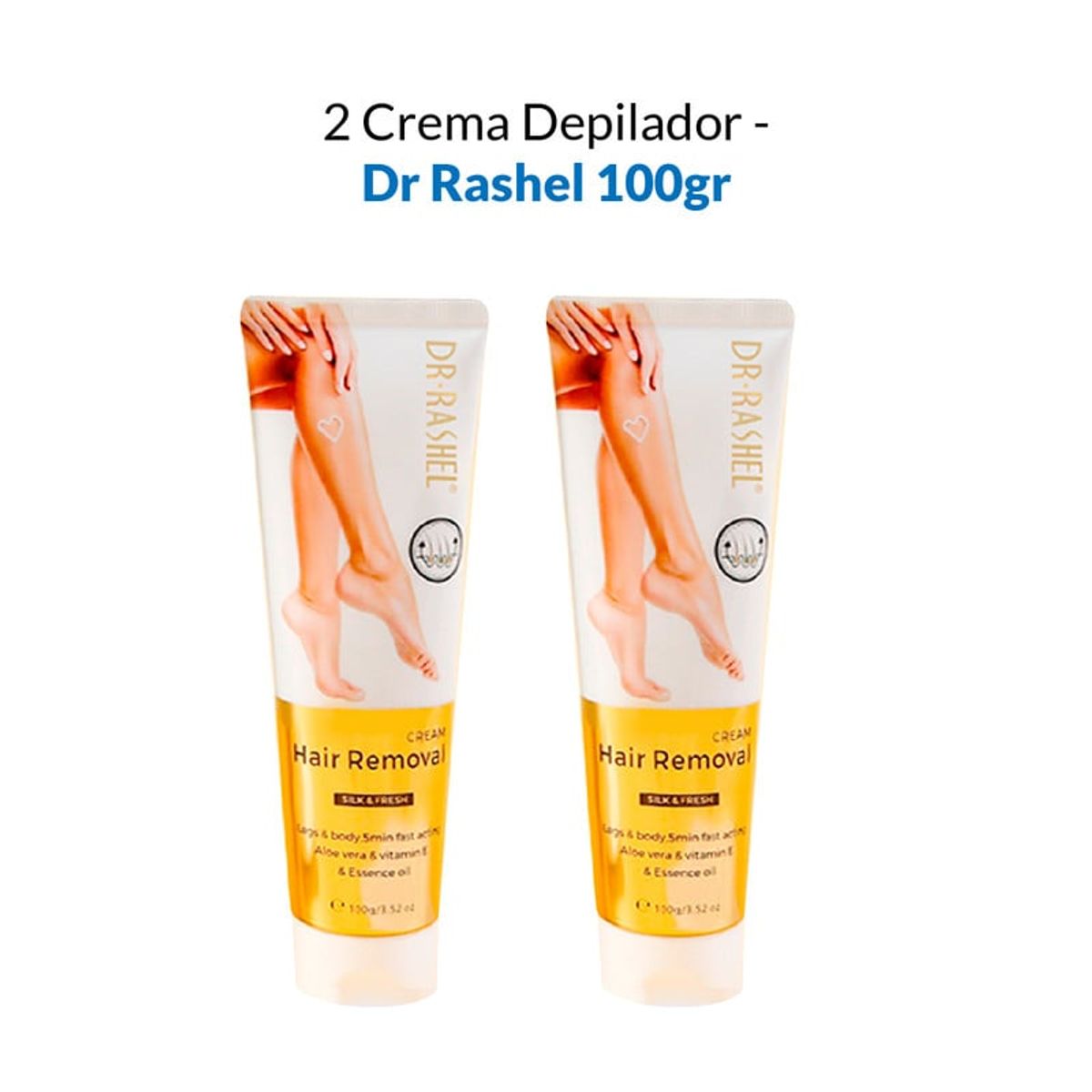 GENERICO - Crema Depiladora Dr Rashel 100Gr 2 Unidades