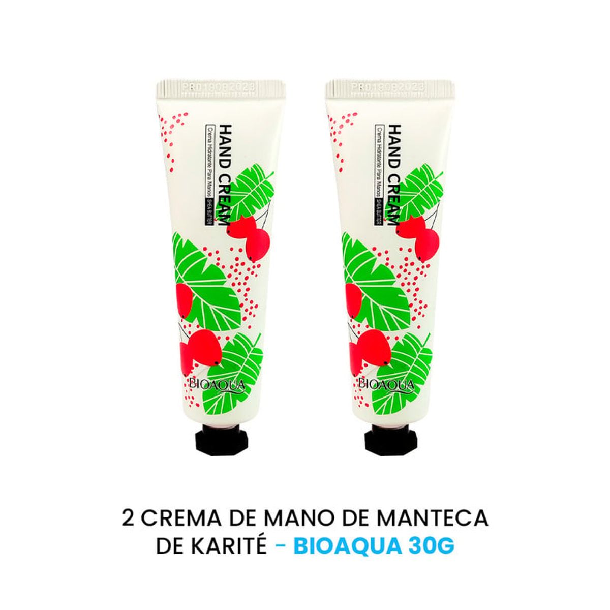 BIOAQUA - Crema De Mano De Manteca De Karité Bioaqua 30Gr 2 Unidades