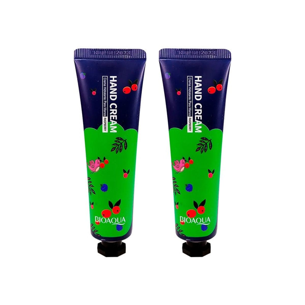 BIOAQUA - Crema De Mano De Frambuesas Bioaqua 30Gr 2 Unidades