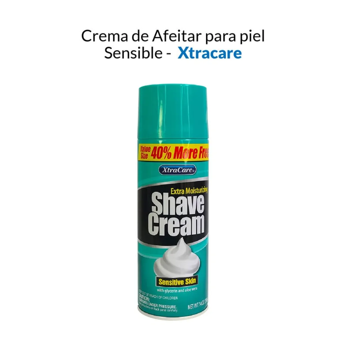 GENERICO - Crema De Afeitar Para Piel Sensible 396Gr Xtracare