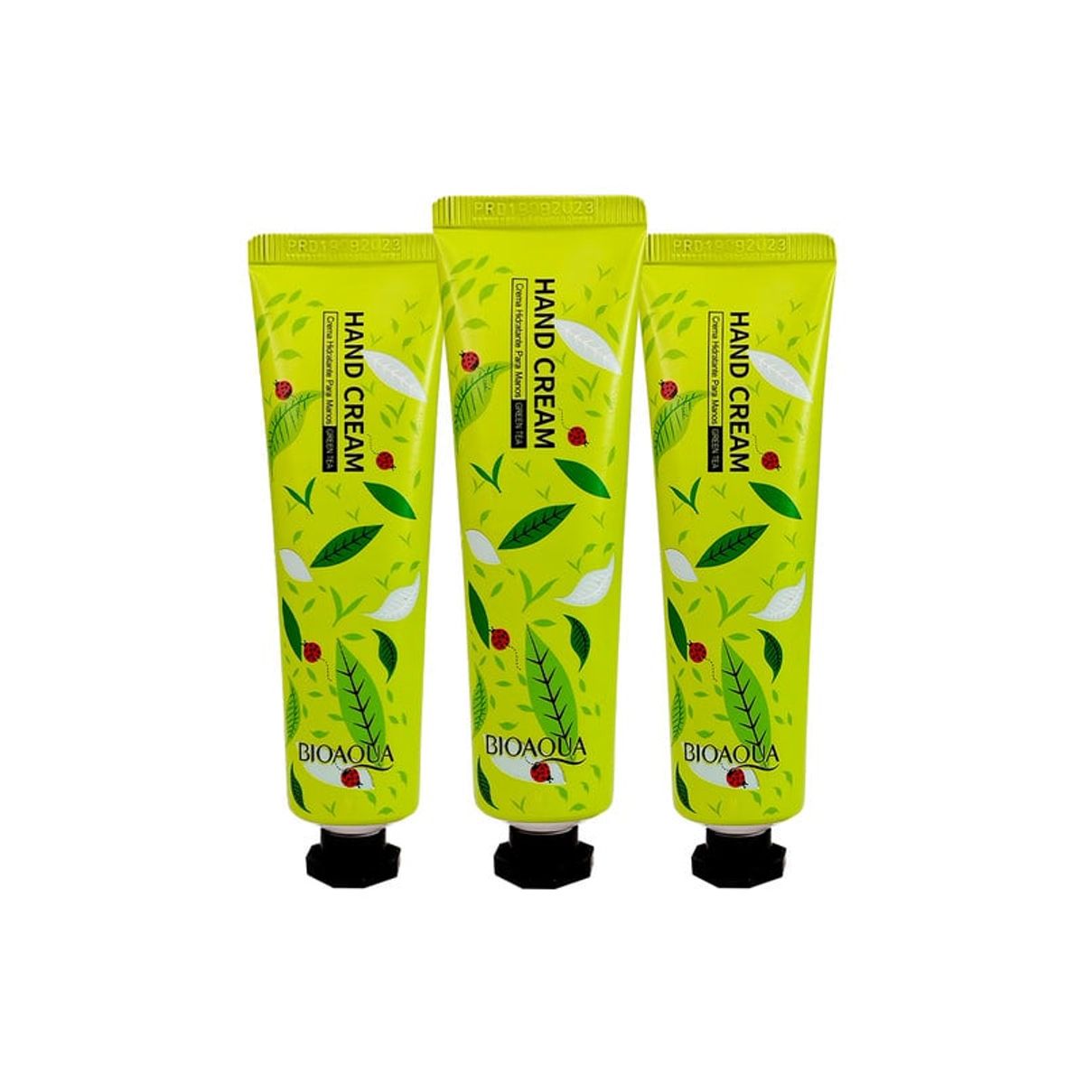 BIOAQUA - Crema De Mano De Té Verde Bioaqua 30Gr 3 Unidades