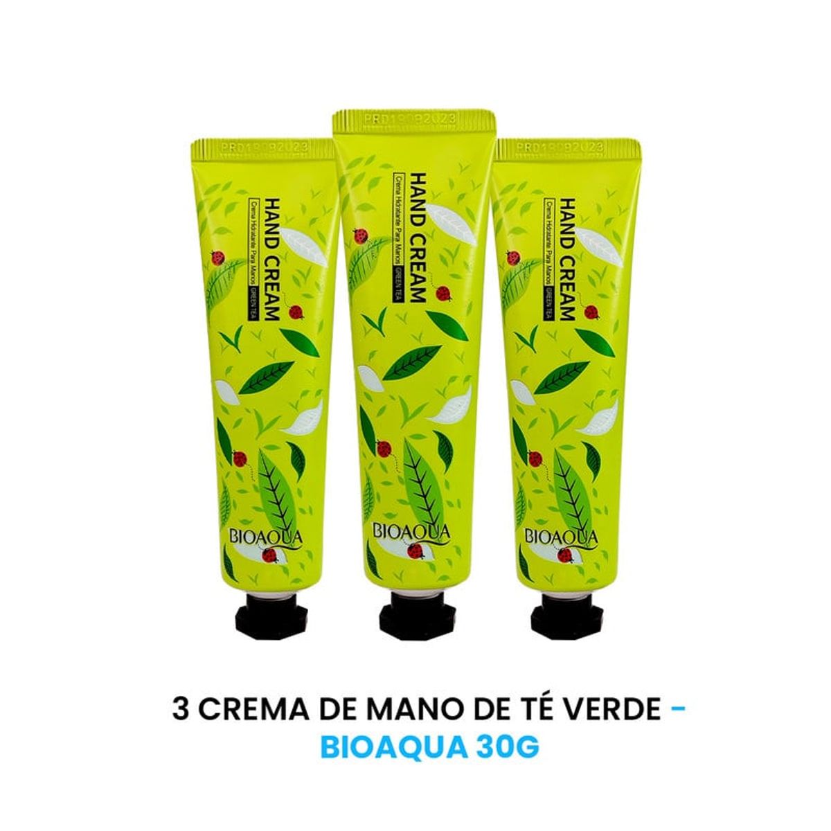 BIOAQUA - Crema De Mano De Té Verde Bioaqua 30Gr 3 Unidades