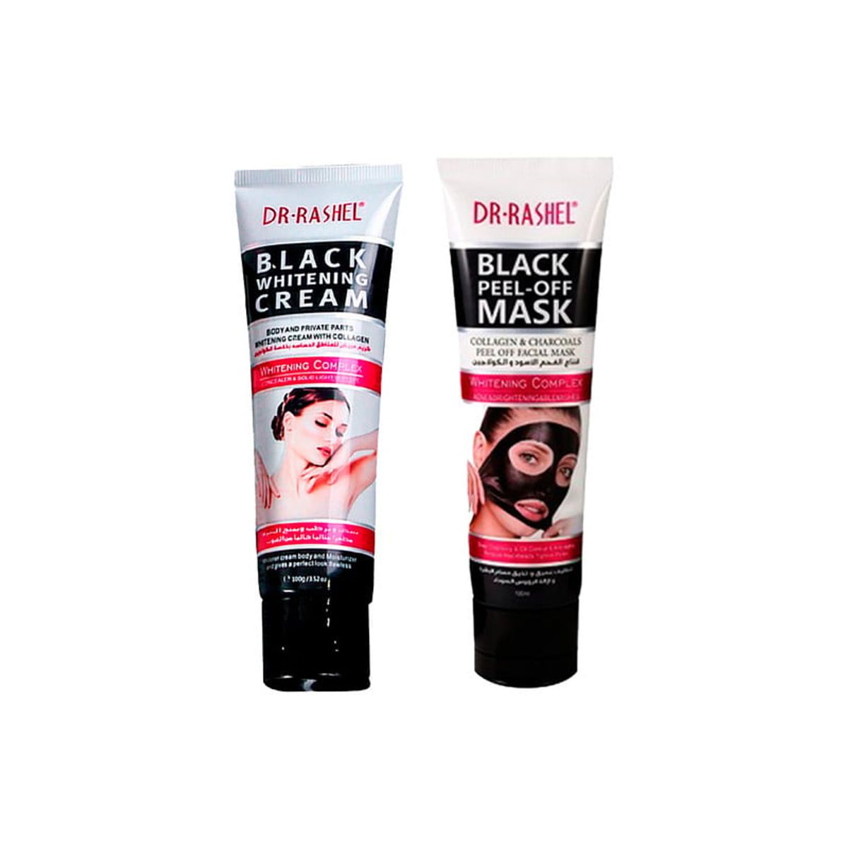 GENERICO - Crema Blanqueadora Corporal 100Gr + Mascarilla Facial Carbones 100Gr