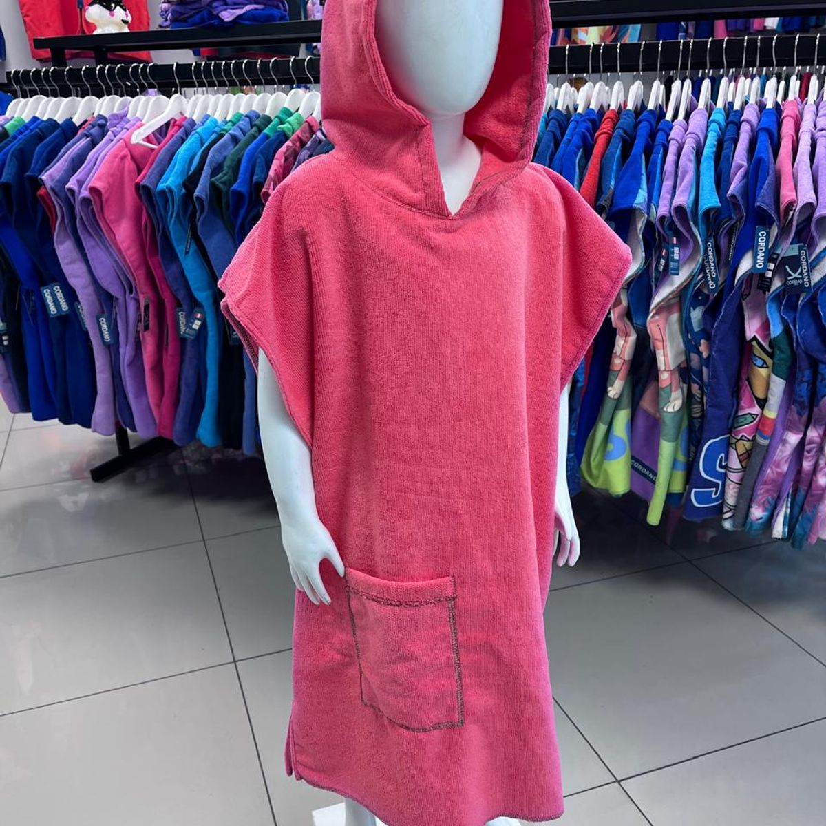 GENERICO - TOALLA CAMBIADOR CORDANO NIÑAS 5 a 7 AÑOS FUCSIA