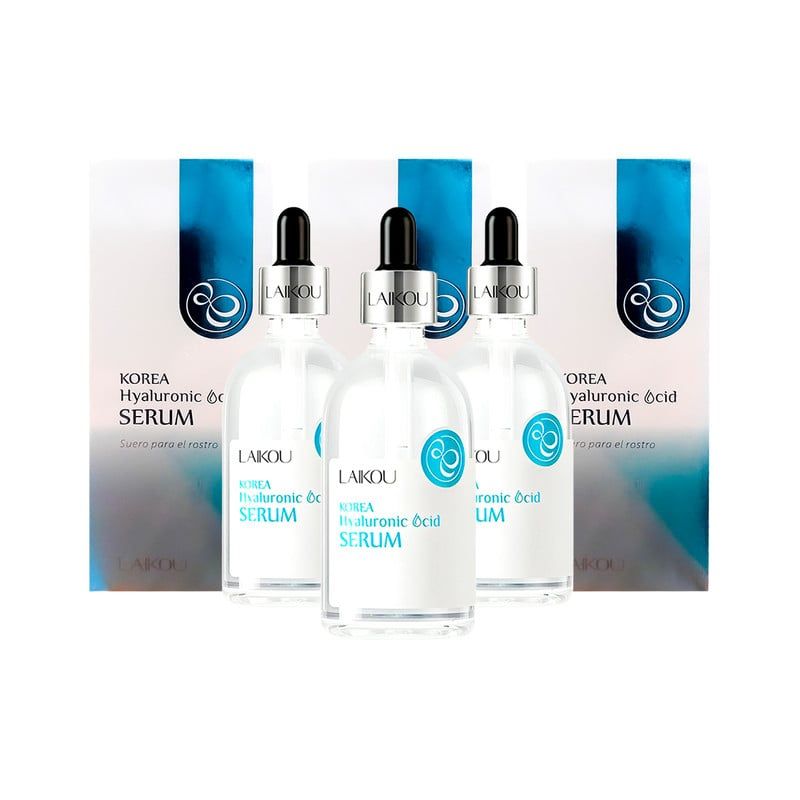 GENERICO - Serum De Ácido Hialurónico De Corea Laikou 100ml 3 Unidades