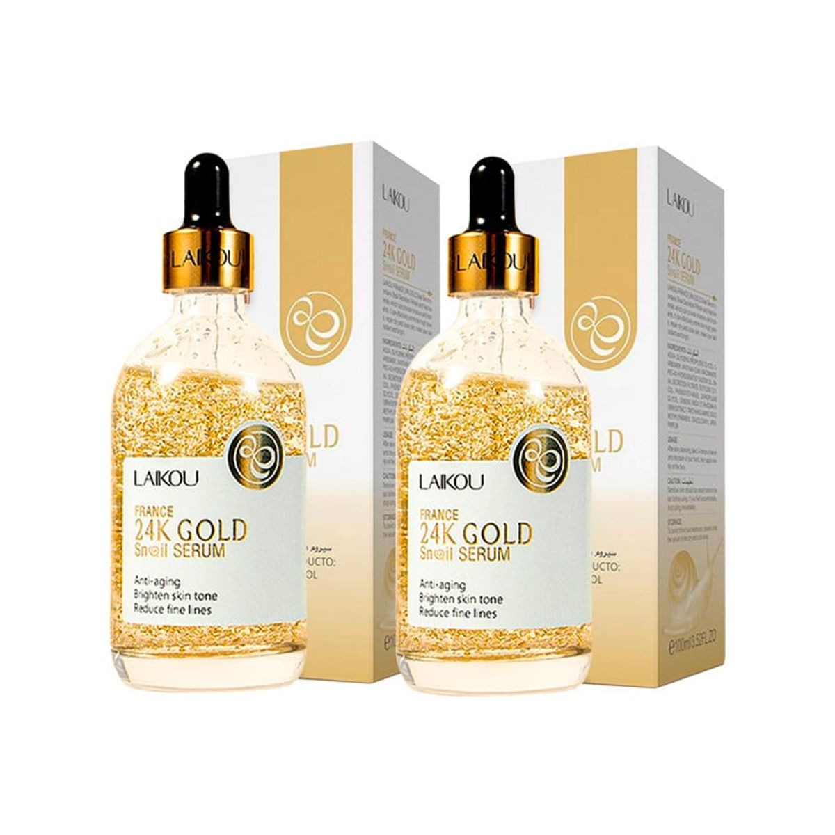 GENERICO - Snoil Serum 24K Gold Laikou 100ml 2 Unidades