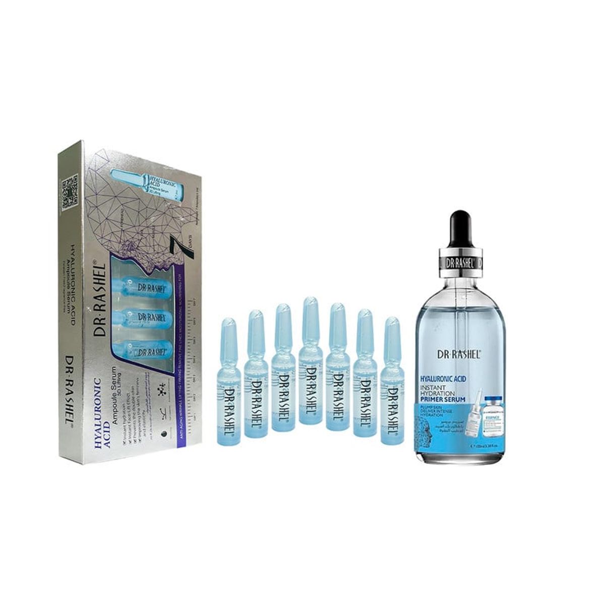 GENERICO - Serum Hialuronico 100ml + Ampollas Faciales hialurónico 7Unidades