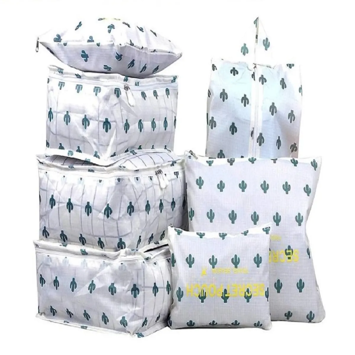 GENERICO - 7 Bolsas Organizadoras Maleta Equipaje Impermeables,_.