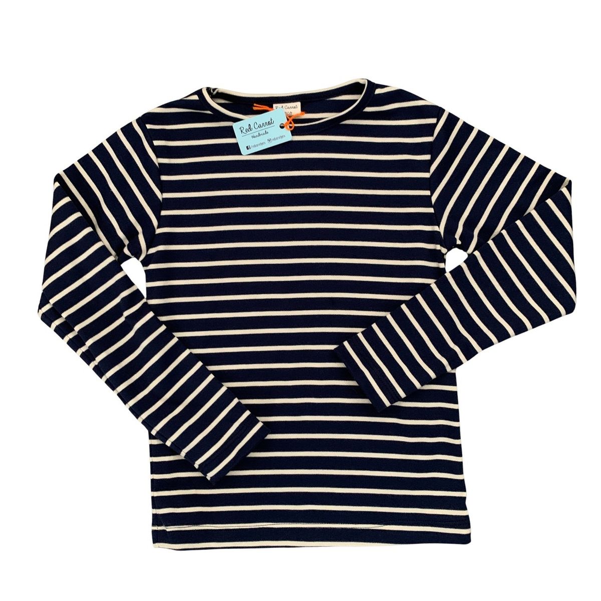 RED CARROT - Polo azul marino rayado