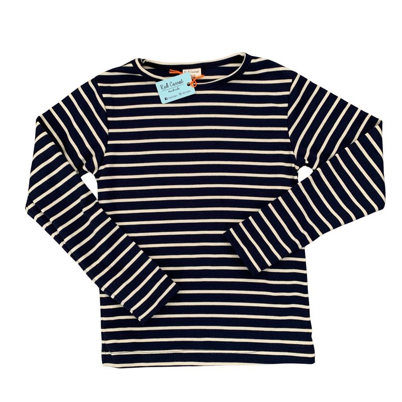 RED CARROT - Polo azul marino rayado