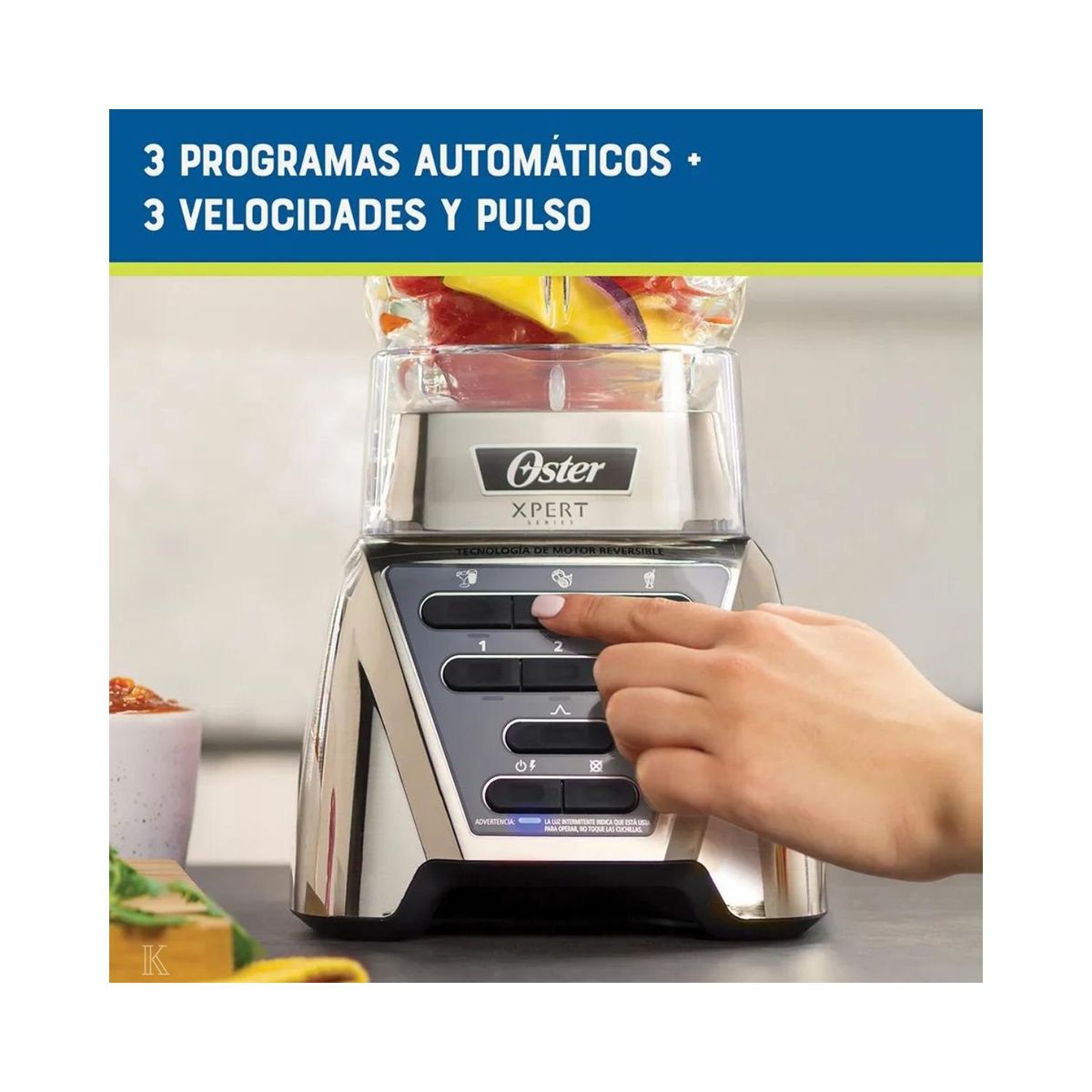 OSTER - Licuadora Oster® Xpert Series™ vaso Boroclass® 1100W