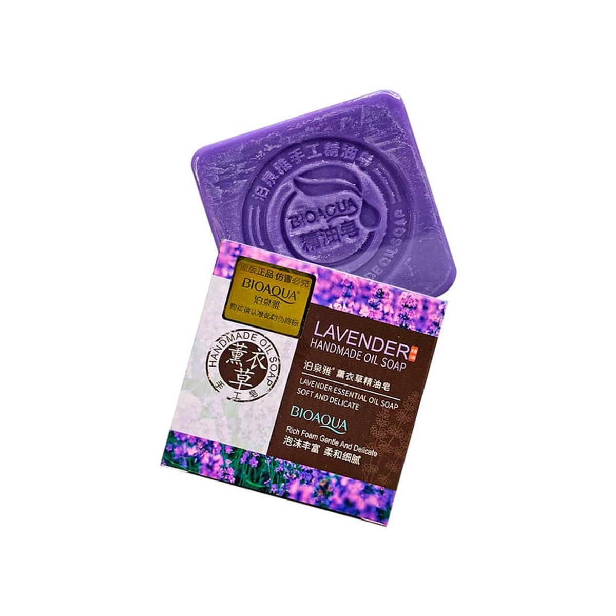 BIOAQUA - Jabón Natural De Lavanda Desintoxicante Bioaqua 100Gr