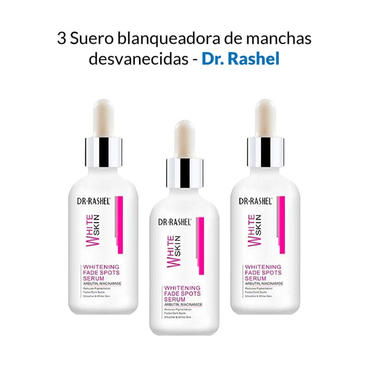 GENERICO - Suero Blanqueadora De Manchas Desvanecidas Dr Rashel 50Gr 3 Unidades