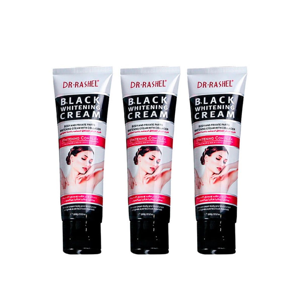 GENERICO - Crema Blanqueadora Corporal 100ml Dr Rashel 3 Unidades