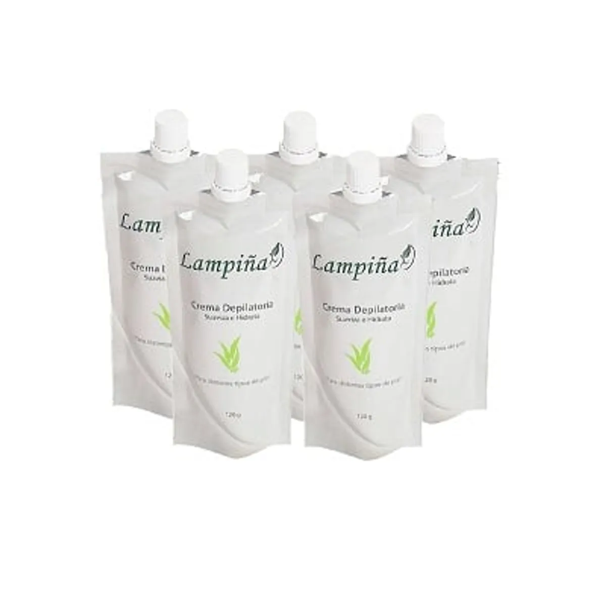 GENERICO - Crema Depiladora Corporal Lampiña 5 Unidades 120Gr
