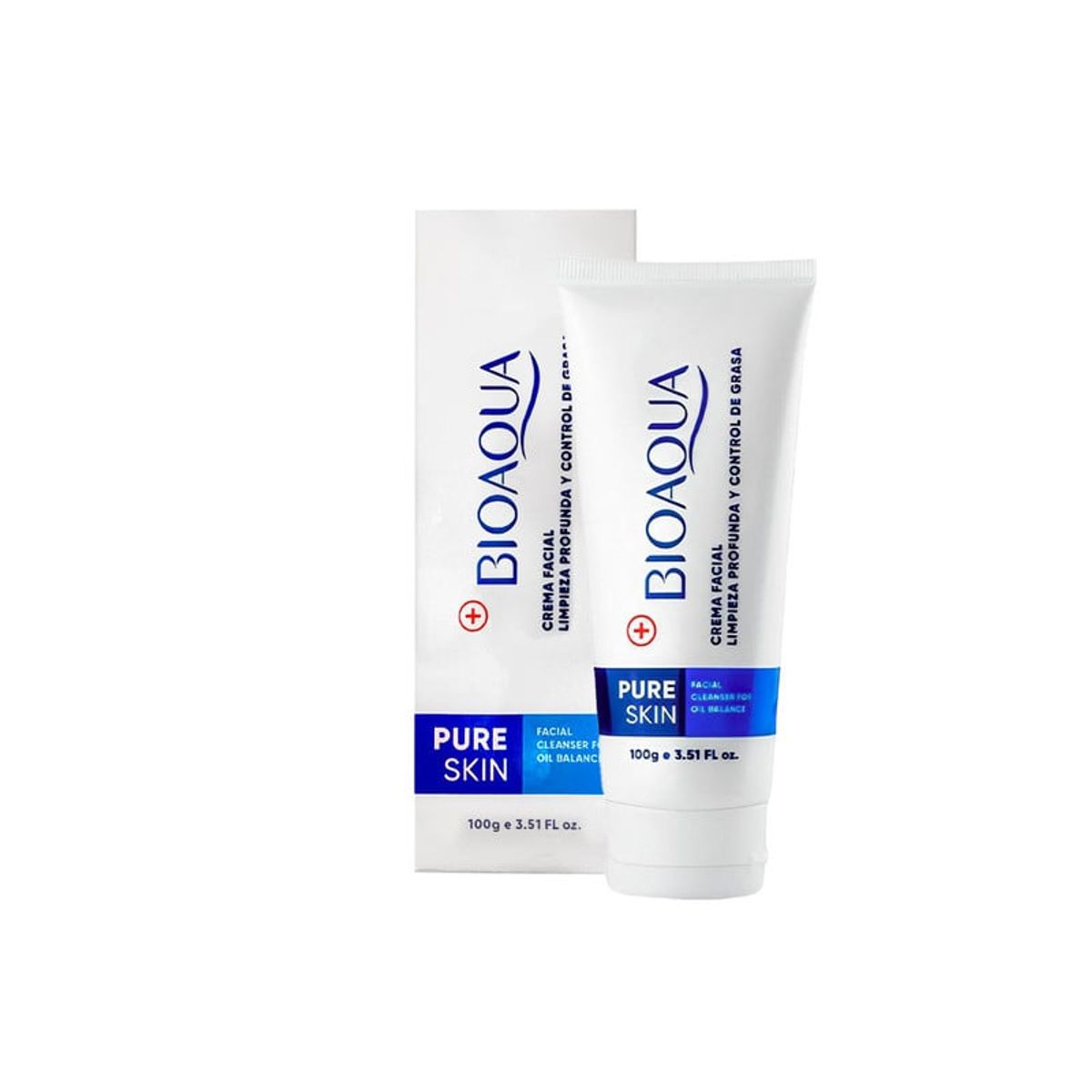 BIOAQUA - Crema Facial Limpiadora Profunda Pure Skin Bioaqua 100Gr