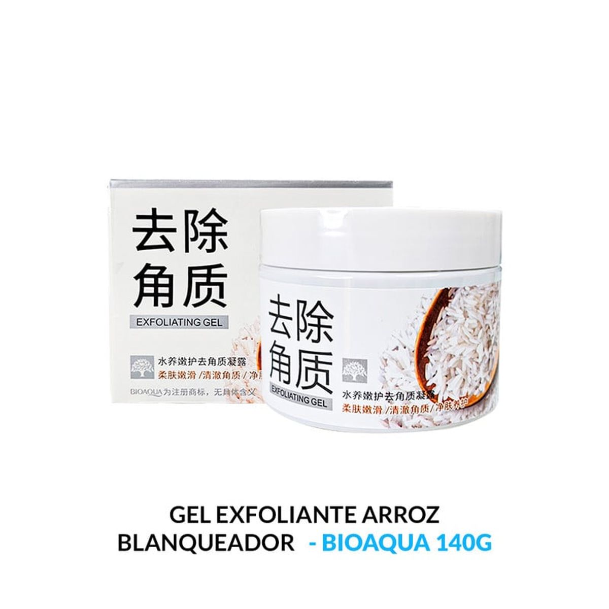 BIOAQUA - Gel Exfoliante Arroz Blanqueador Bioaqua 140Gr