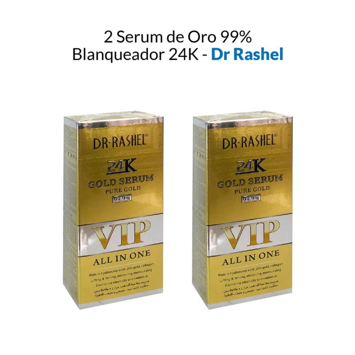 GENERICO - Serum De Oro 99% Blanqueador 24K Dr Rashel 50Gr 2 Unidades