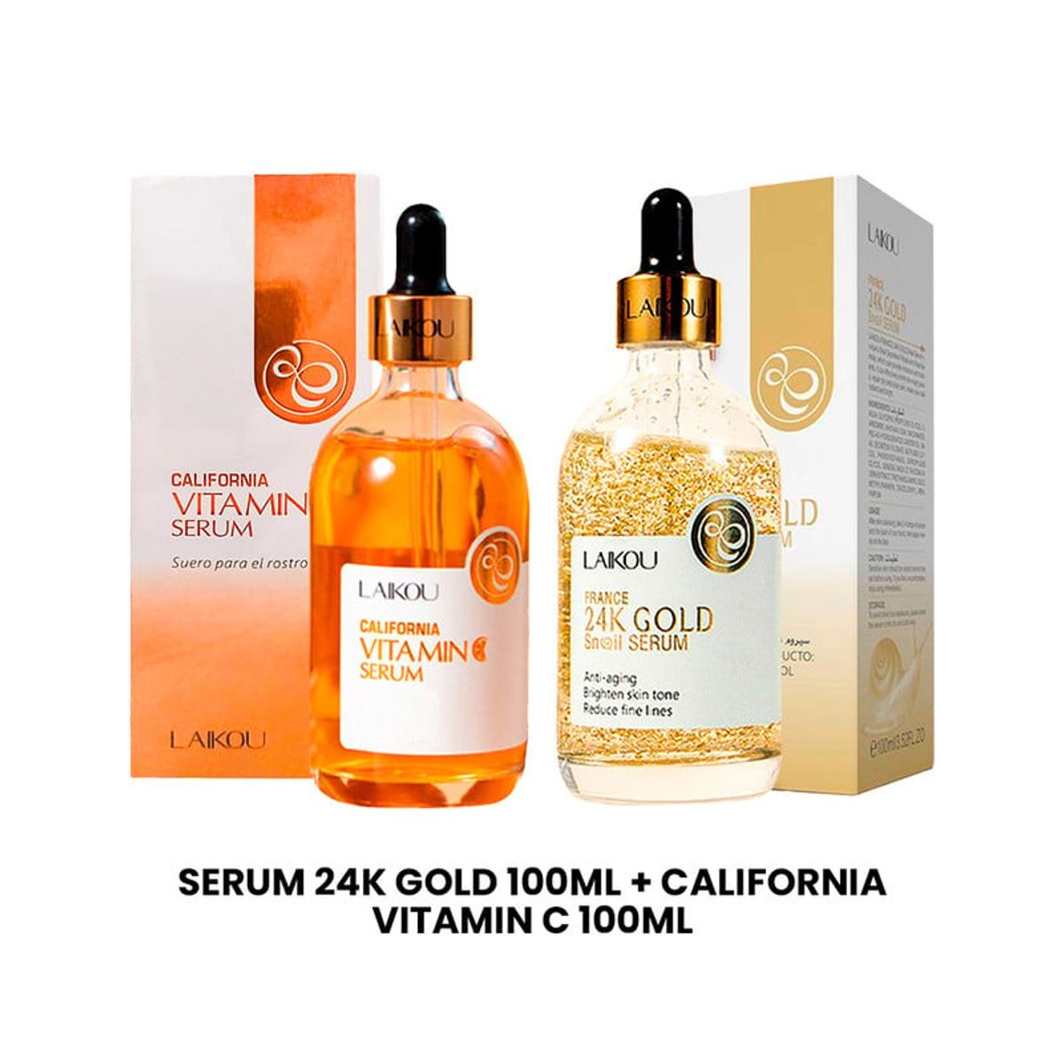 GENERICO - Serum 24K Gold 100ml + California Vitamin C 100ml