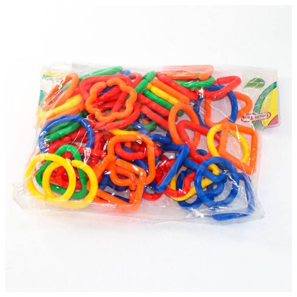 GENERICO - Eslabones Geométricos Anillos Conectores Juego Didáctico