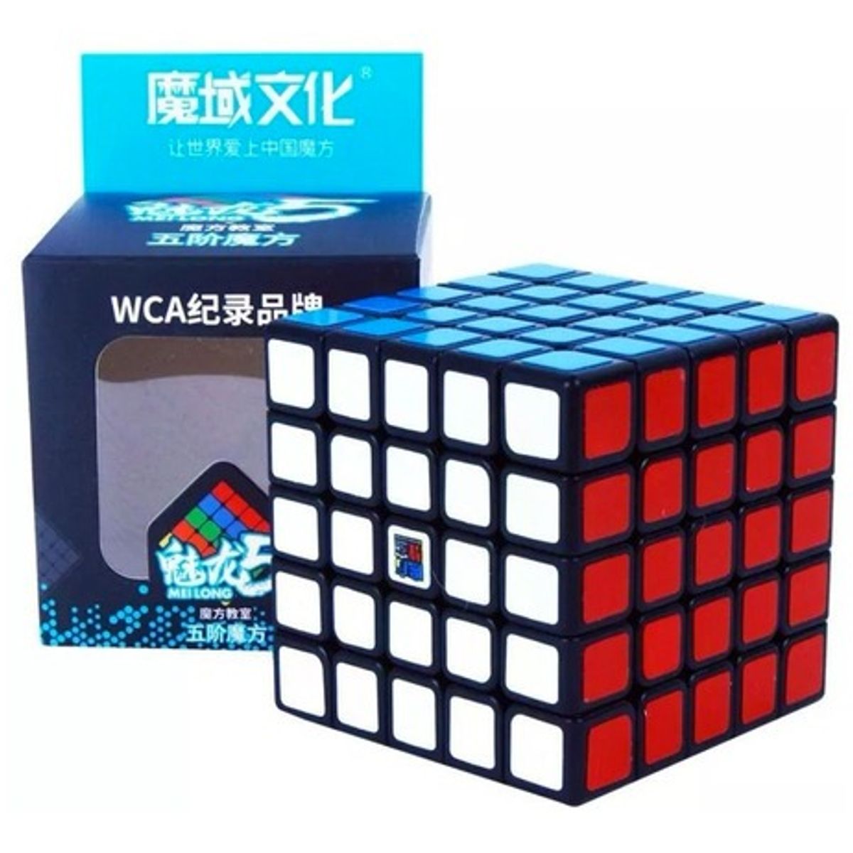 MOYU - Geekcuber Cubo 5x5 Moyu Meilong Base Negra